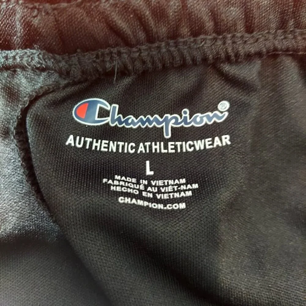 2 Pair Champion Boys Authentic Athleticwear Basketball Shorts L New Black/Orange